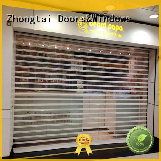 Zhongtai surface shop roller shutters for business for window display