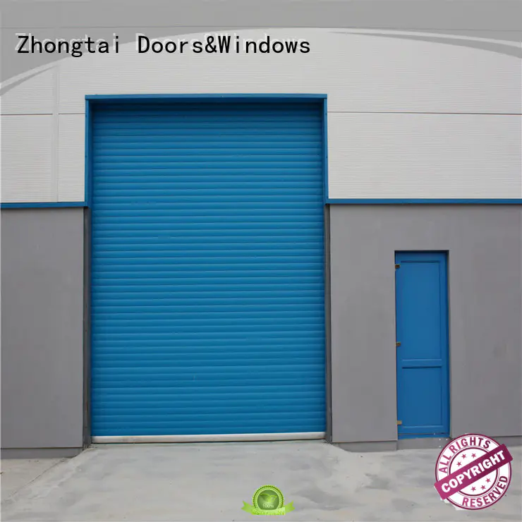 Zhongtai online hurricane doors manufacturers for warehouse