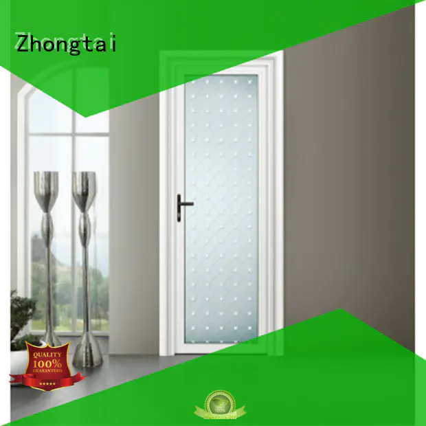 Zhongtai door aluminium french doors for sale for cafe shop