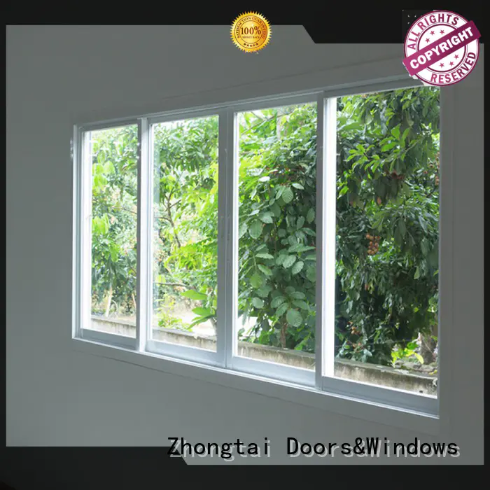 Zhongtai glass aluminium window manufacturers for sale for house