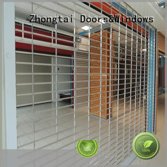 Zhongtai commercial security grilles supply for store
