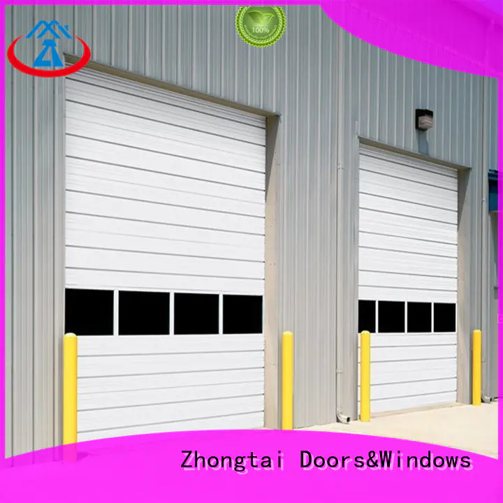 Zhongtai door aluminium shutters supply for garage