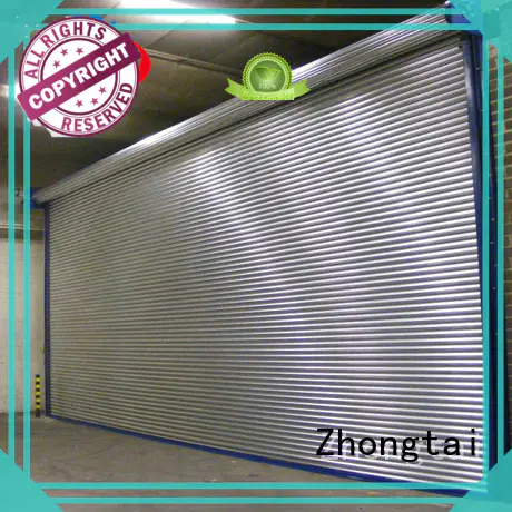Zhongtai security commercial steel doors manufacturers for warehouse