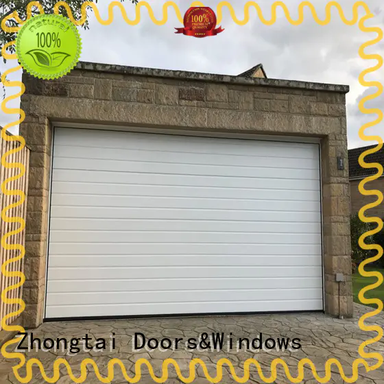 Zhongtai High-quality aluminum garage doors company for residential buildings