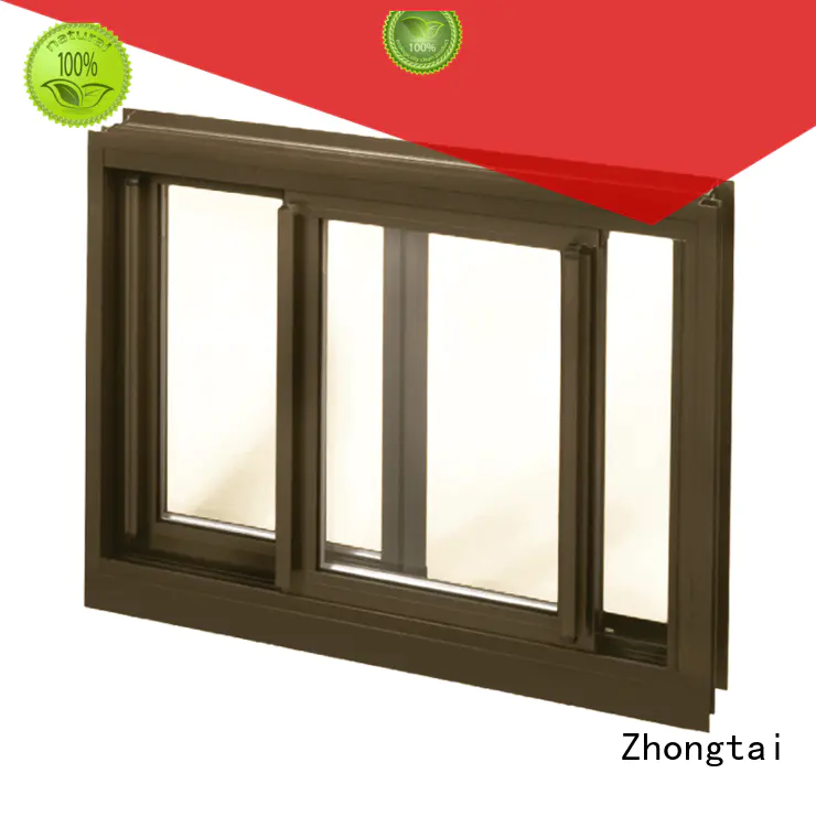 Custom horizontal aluminium sliding window aluminum Zhongtai