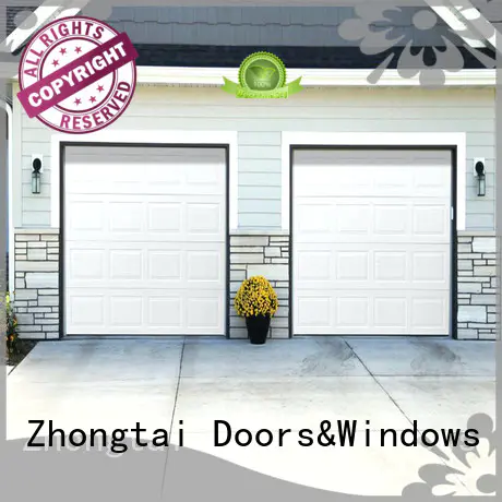 customized electric garage doors control prevent outside malicious for residential buildings