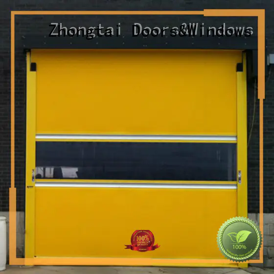 Zhongtai vertical high speed door company for logistics center