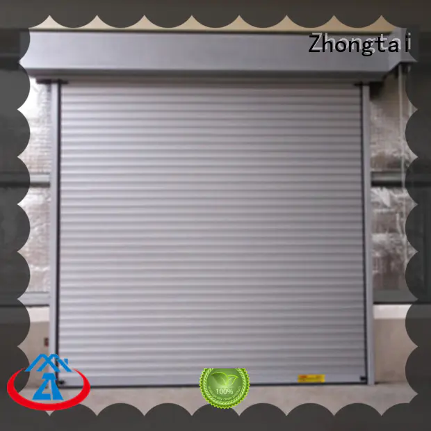 Zhongtai finished insulated roll up garage doors manufacturers for house
