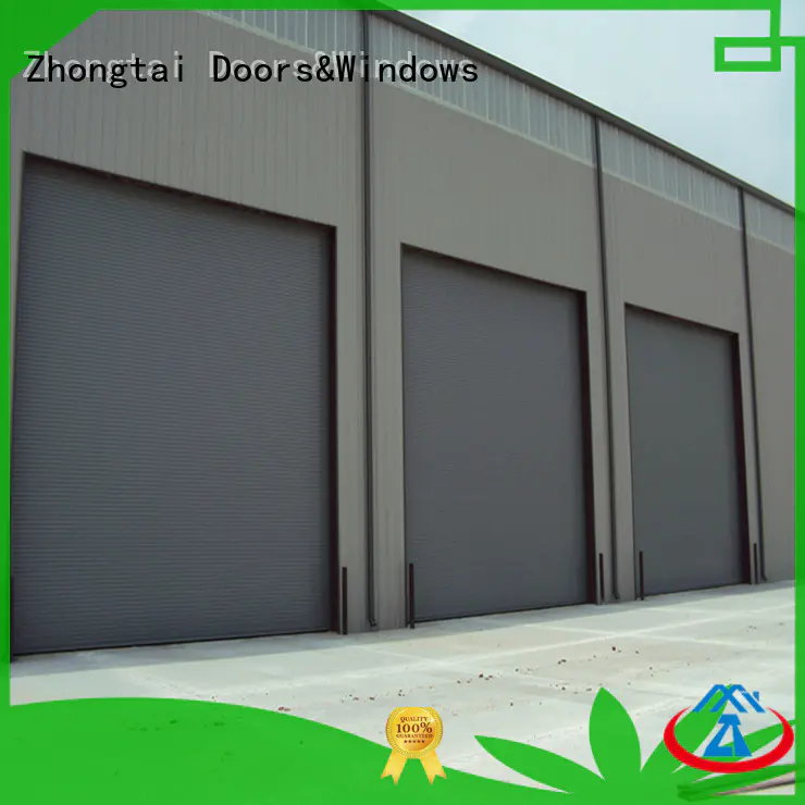 Zhongtai practical commercial steel doors supply for garage