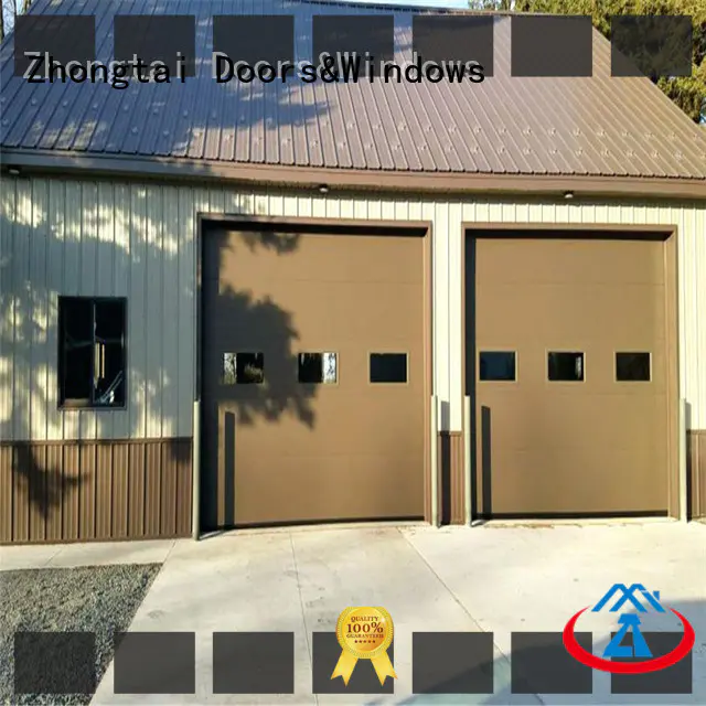 electric aluminum garage doors quality prevent outside malicious for commercial streets