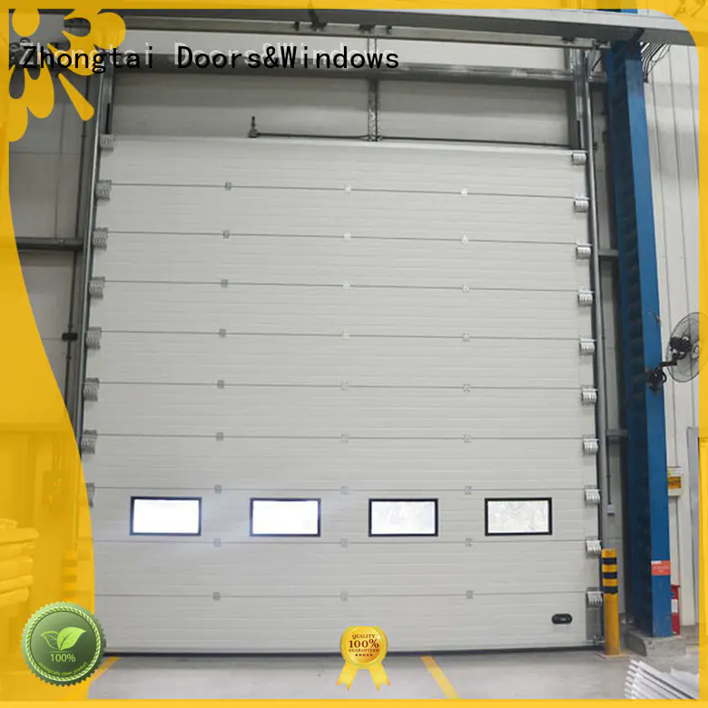 Zhongtai larage industrial garage doors for business for warehouse