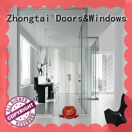 Zhongtai Best Frameless Glass Door company for indoor