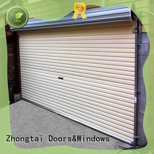 Zhongtai Top steel roll up doors supply for house