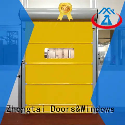 high speed roll up doors rolling automatic Warranty Zhongtai