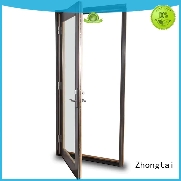 safety aluminium patio doors glass supply for shopping mall