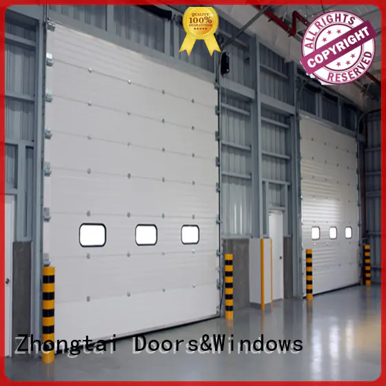 Wholesale industrial garage doors ppgi company for logistics center