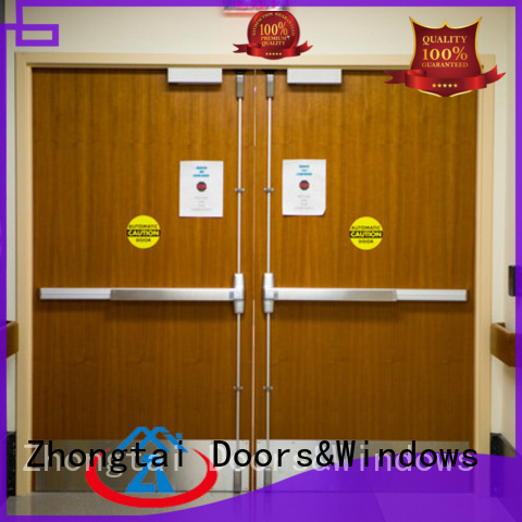 Quality Zhongtai Brand complete fire doors emergency