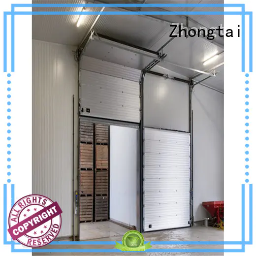 Zhongtai Custom industrial garage doors manufacturers for warehouse