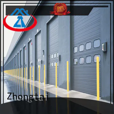 Zhongtai surface industrial garage doors company for workshop