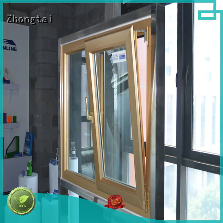 Zhongtai style aluminium window suppliers for house