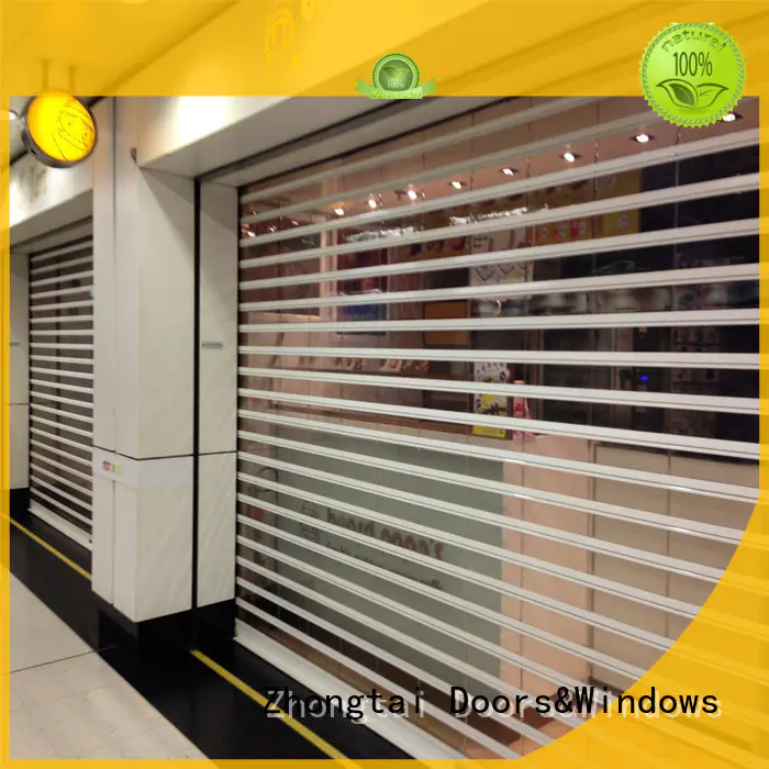 Zhongtai durable shop roller shutters suppliers for shop