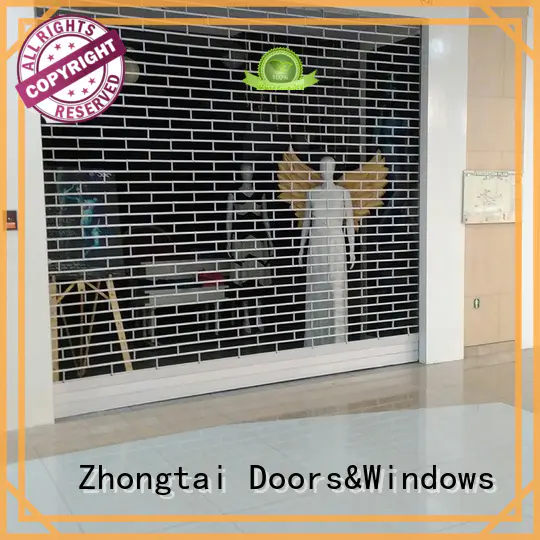 Zhongtai Top security shutters suppliers for store