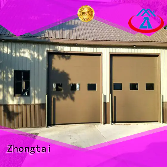 Zhongtai Best aluminum garage doors company for industrial plants