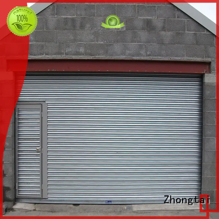 steel roll up doors industrial for garage Zhongtai