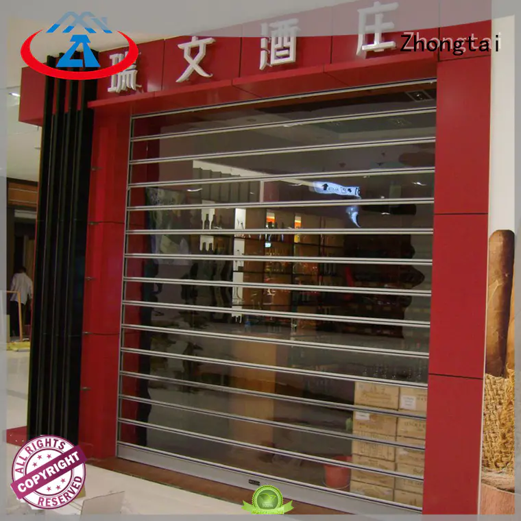 manual remote rolling door electrical safe Zhongtai company