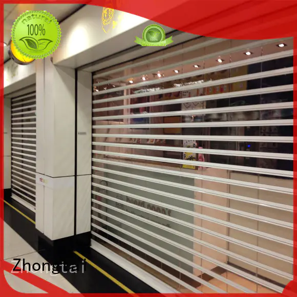 Zhongtai Custom shop roller shutters manufacturers for commercial shop