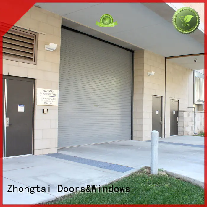Zhongtai Custom steel roll up doors for business for warehouse