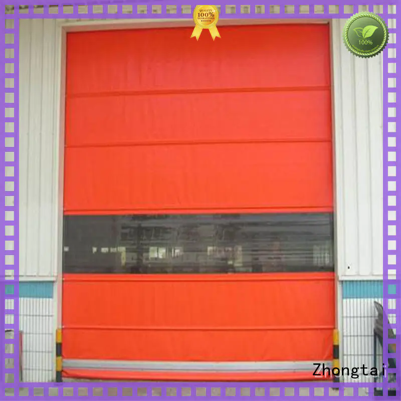 Zhongtai Brand industrial rolling high speed roll up doors fast