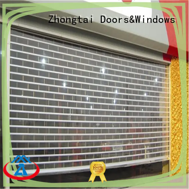 Zhongtai New shop roller shutters supply for supermarket