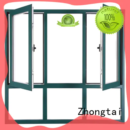 Zhongtai sealing aluminium window frames for sale for house