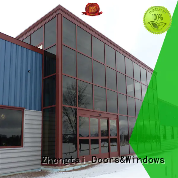 Top glass curtain wall factory for villa
