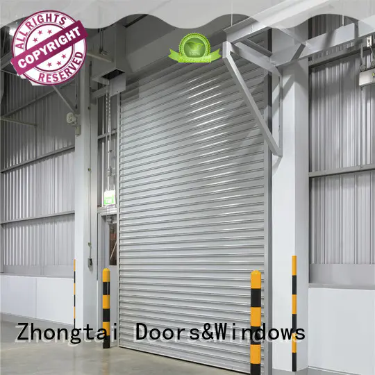 Zhongtai safety industrial roller shutter doors suppliers for warehouse