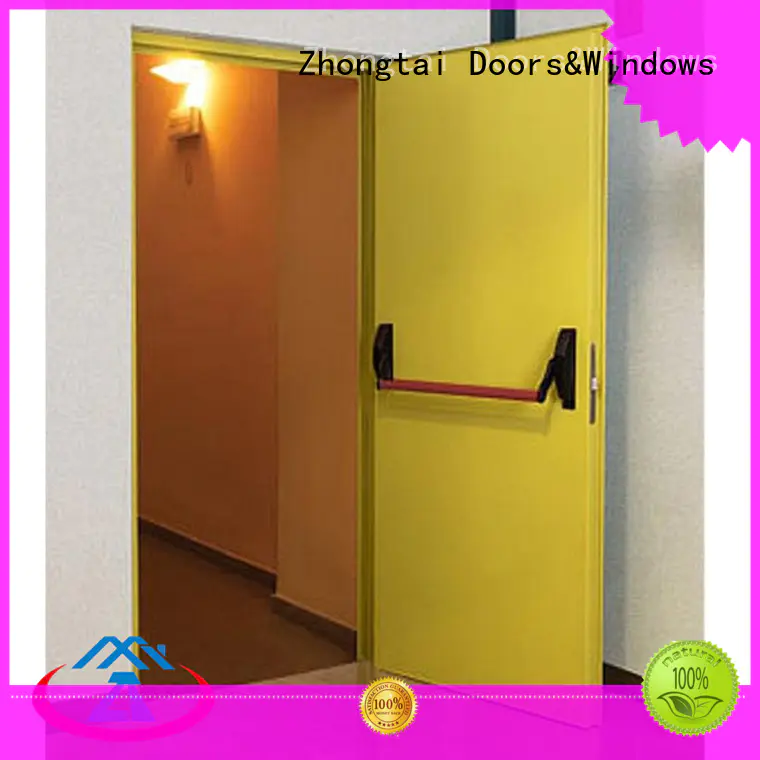 Zhongtai proof garage fire door company for indoor
