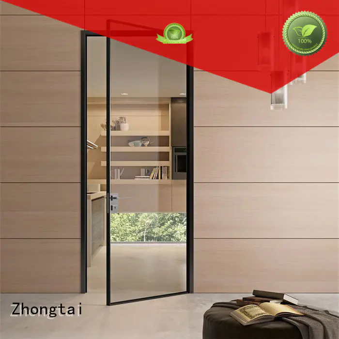 Zhongtai broken aluminium french doors manufacturers for villa