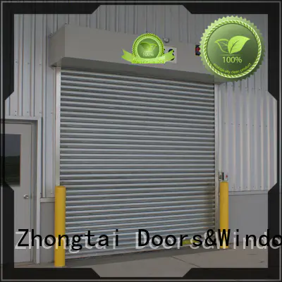 Zhongtai theft commercial steel doors for sale for garage