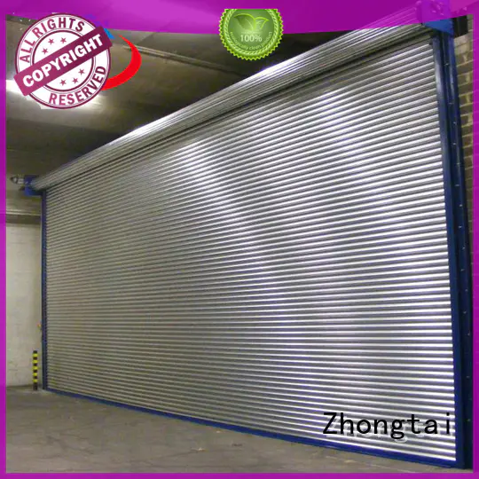 Wholesale corrosion prevention steel shop doors shutter Zhongtai Brand