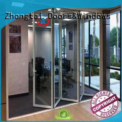 Zhongtai finished aluminium door frame suppliers for high-grade villas