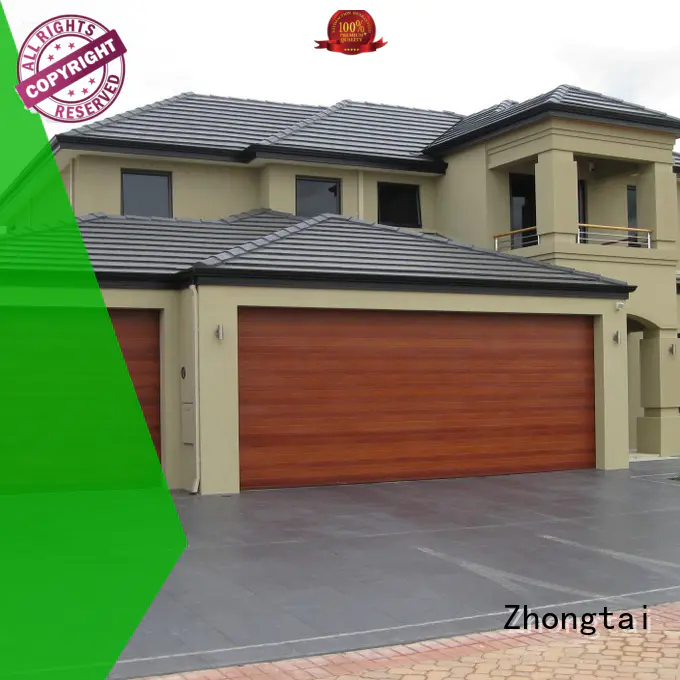 Zhongtai quality electric garage doors for sale for high-grade villas