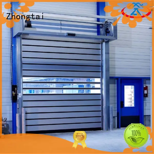 high speed roller doors performance for food Zhongtai