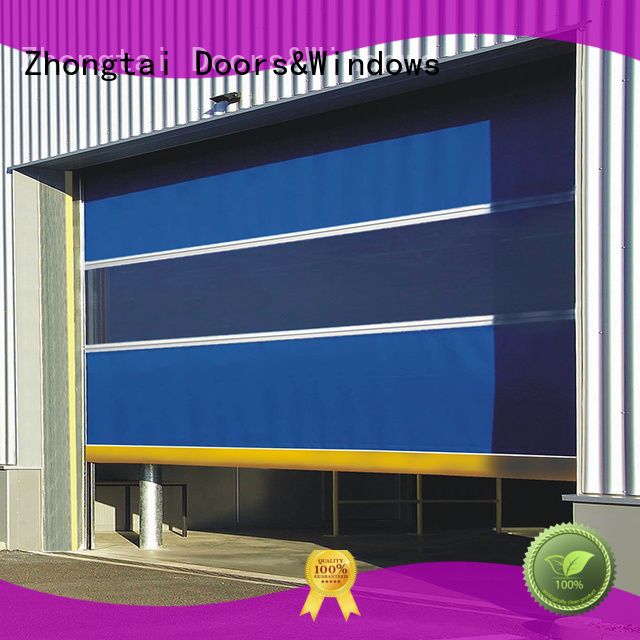 Zhongtai performance high speed door factory for warehouse