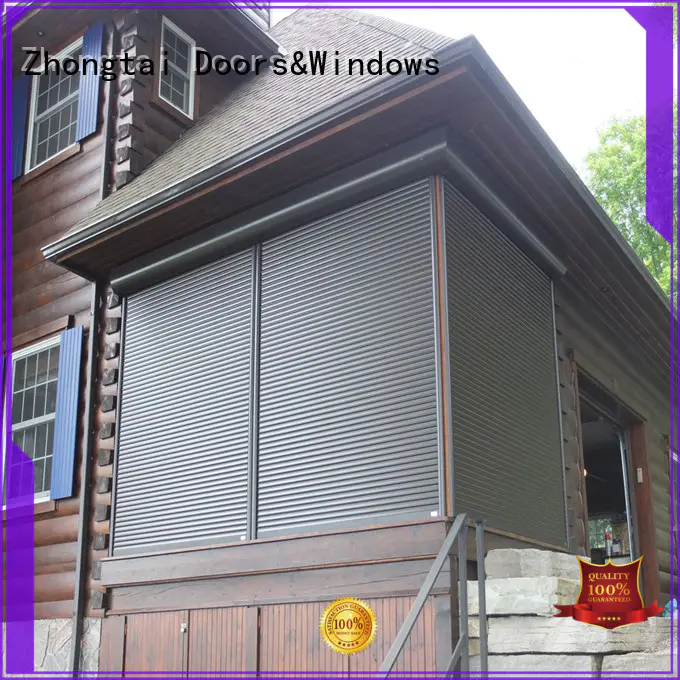 Zhongtai New insulated roll up garage doors company for house