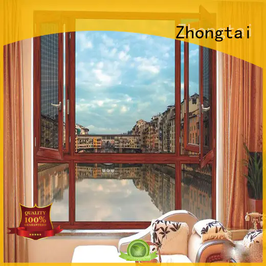Zhongtai custom aluminium windows prices for business for hotel