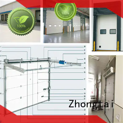 Zhongtai Wholesale industrial garage doors suppliers for large building