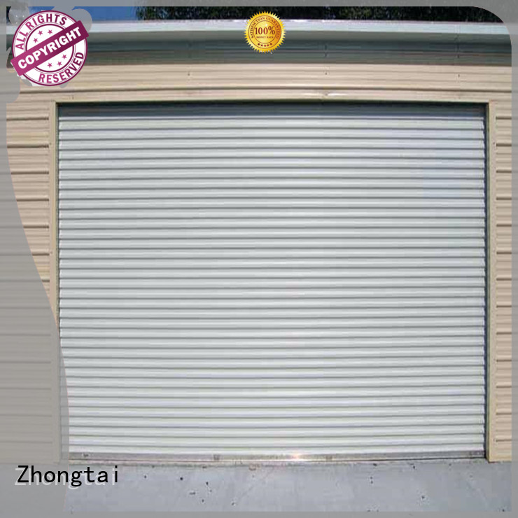 Zhongtai New steel roll up doors supply for warehouse