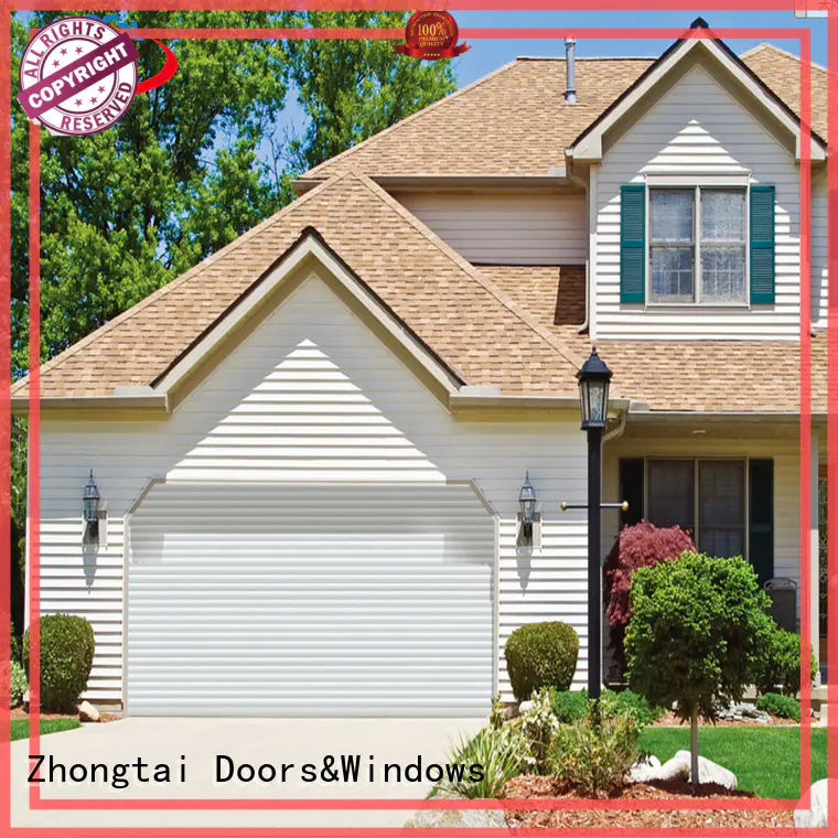 Zhongtai insulation insulated roll up garage doors series for house