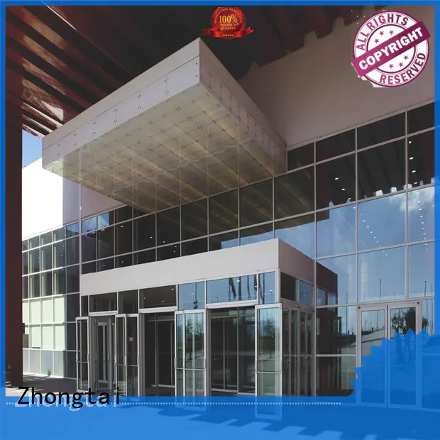 clear glass curtain wall clear series for house